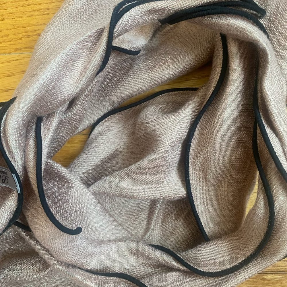Rose Gold Shimmering Elegant Scarf Accessory